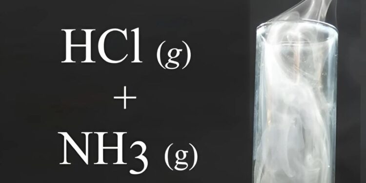 Phản ứng NH3 + HCl: Cơ chế phản ứng và ứng dụng thực tiễn 1 Phản ứng NH3 + HCl: Cơ chế phản ứng và ứng dụng thực tiễn