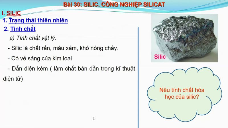 tinh chat hoa hoc cua silic 4