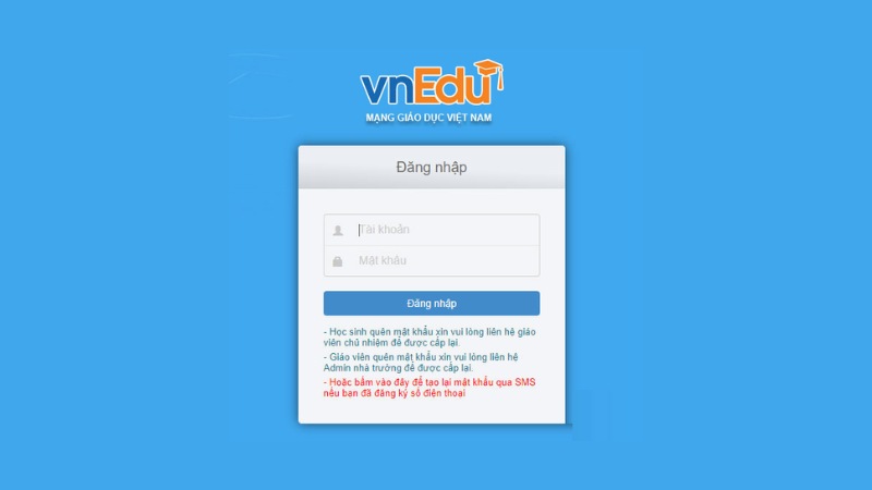 Không truy cập được VnEdu.vn