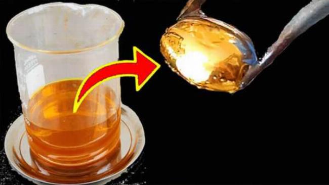 Hình minh họa phản ứng của Ir với nước cường toan và sản phẩm tạo thành