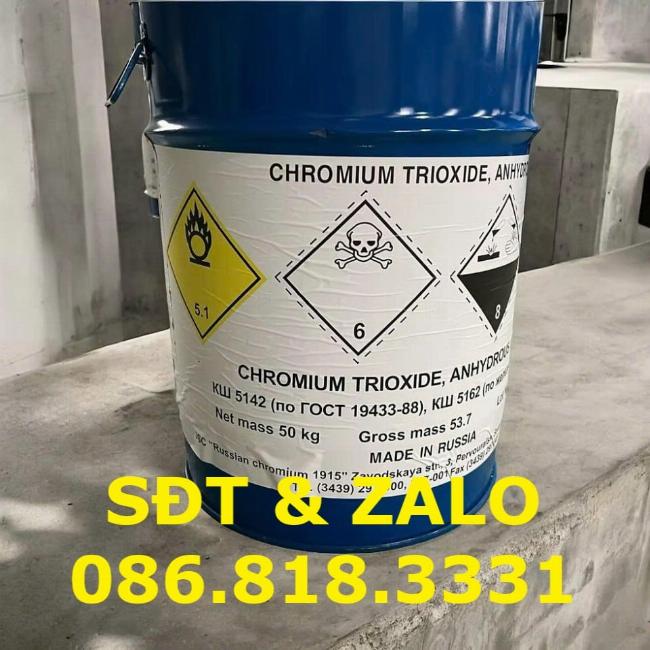 Ứng dụng của CrO₃ trong công nghiệp xi mạ và phản ứng hữu cơ