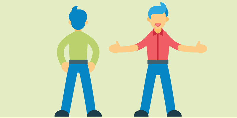 Biện pháp tu từ đối lập minh họa các khái niệm trái ngược trong câu văn. (Ảnh: Sưu tầm Internet)