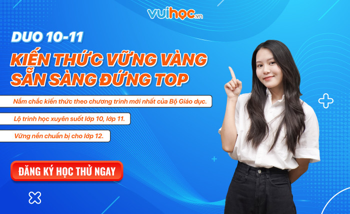 Banner khóa học VUIHOC