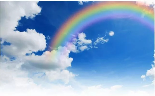 Cầu vồng rực rỡ xuất hiện sau cơn mưa