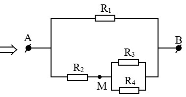Sơ đồ mạch điện Ví dụ 3 sau khi đơn giản hóa