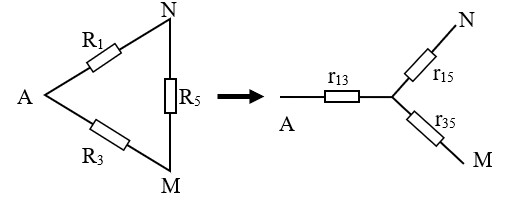 Sơ đồ chuyển đổi tam giác sang sao