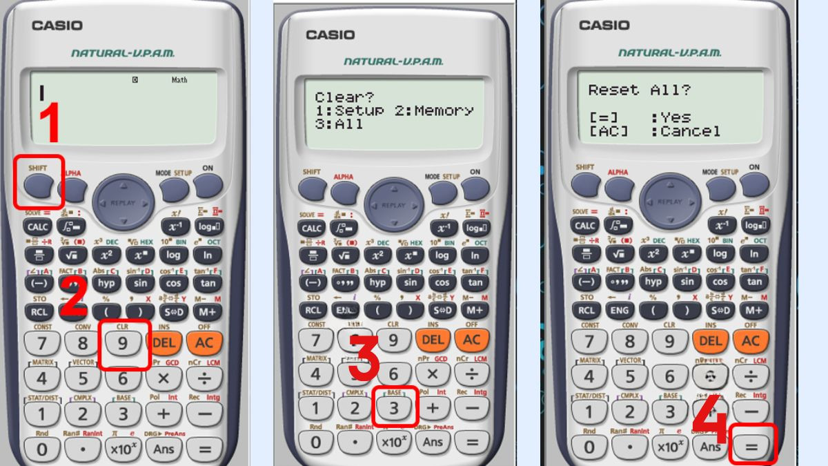 Cách tính giá trị tuyệt đối nhanh bằng máy tính cầm tay