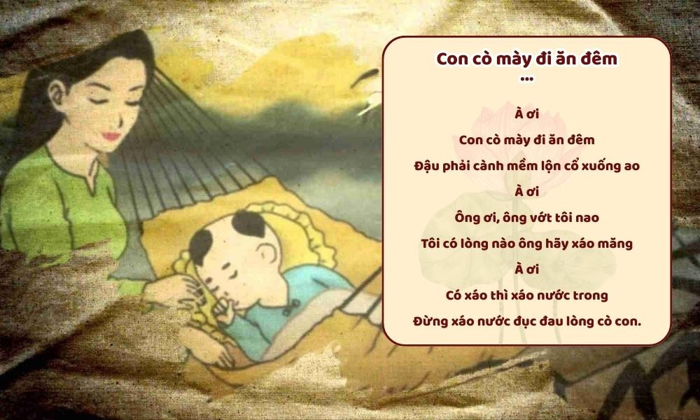 Tổng Hợp Những Lời Hát Ru Con Ngọt Ngào, Dễ Thuộc Cho Bé Yêu 2 loi hat ru con 1