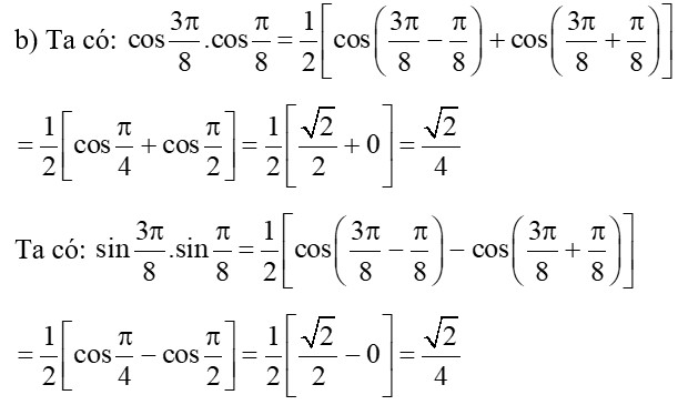 Minh họa công thức lượng giác