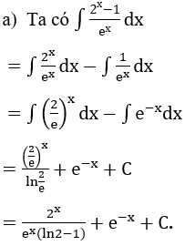 Minh họa cách tìm nguyên hàm