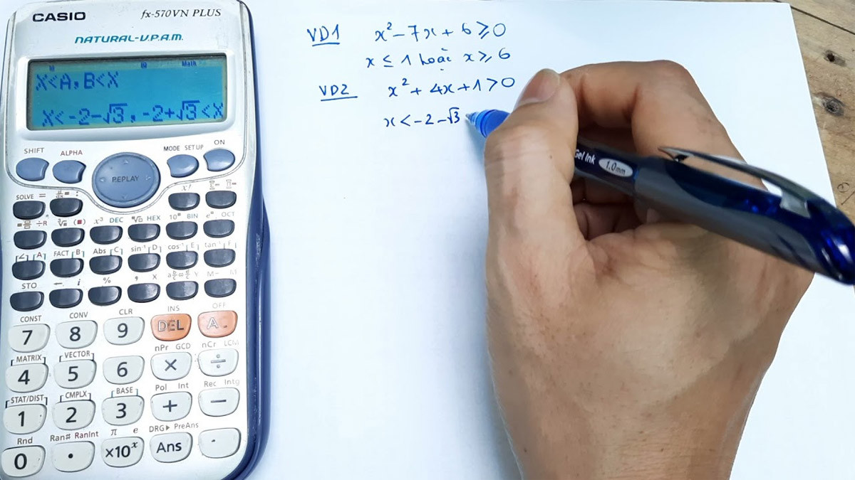 Lưu ý khi bấm phương sai Casio 570