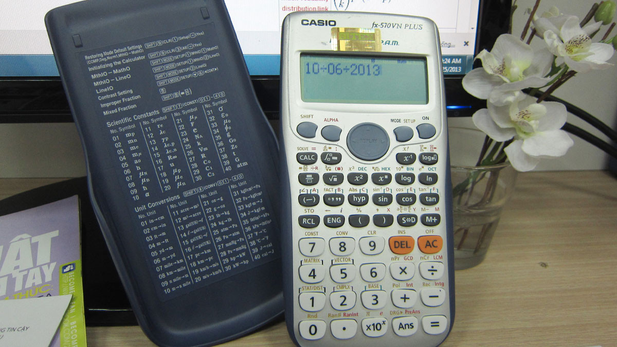 Ví dụ tính phương sai Casio 570