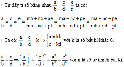 Công Thức Tính Chất Dãy Tỉ Số Bằng Nhau Lớp 7: Hướng Dẫn Chi Tiết