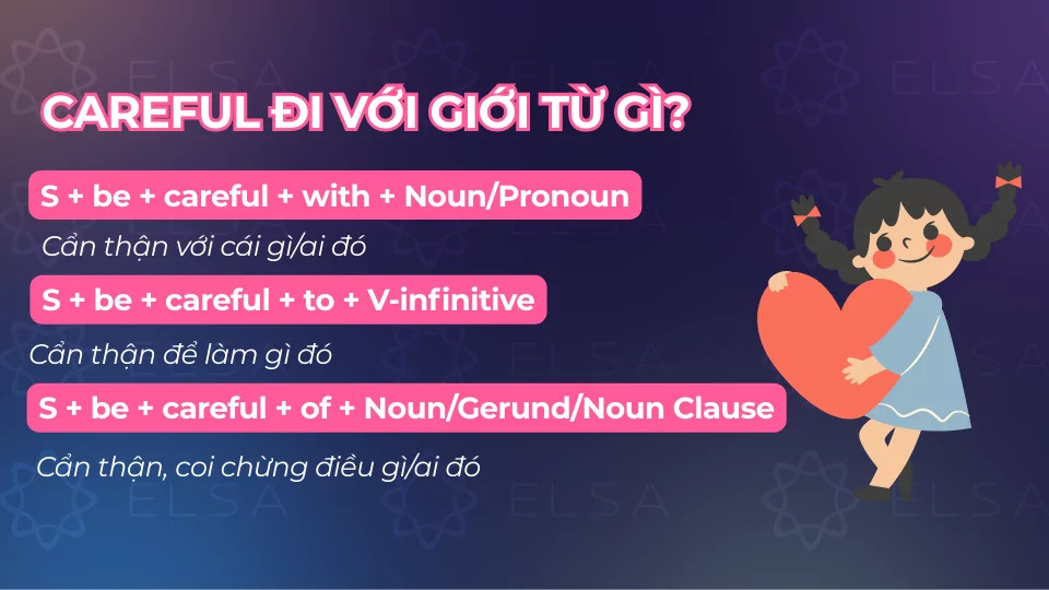 Careful đi với giới từ gì? Cấu trúc, cách dùng và bài tập vận dụng 1 Careful đi với giới từ gì? Cấu trúc, cách dùng và bài tập vận dụng