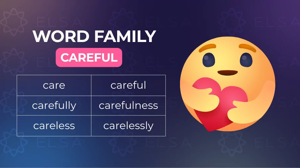 Word family của careful