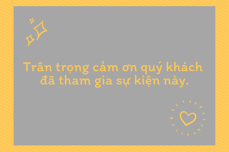 Ví dụ minh họa cách dùng từ "trân trọng"